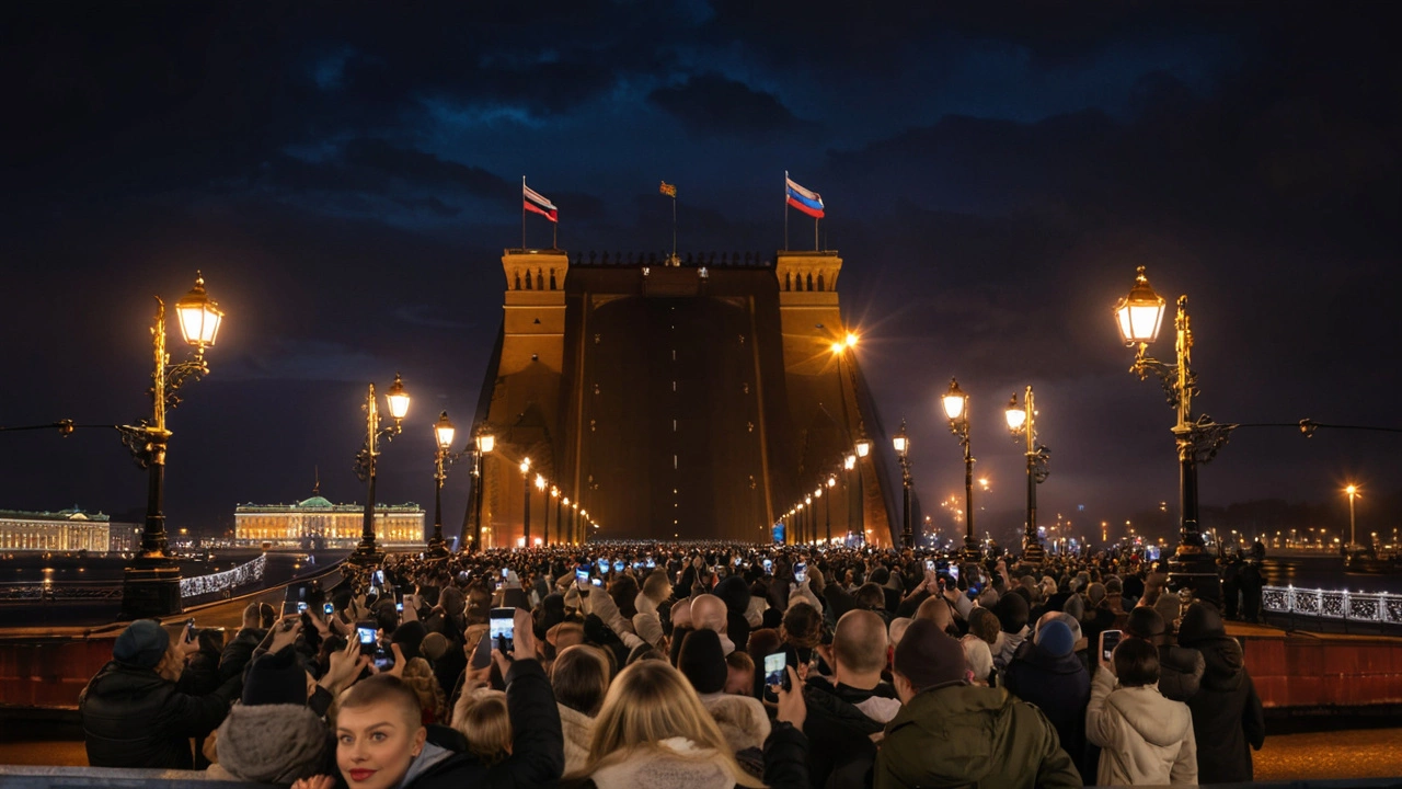 Дворцовый мост в Санкт-Петербурге поднимут под аккомпанемент классической музыки